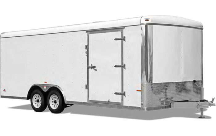 Aluminum Round Top Car Hauler