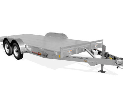 Open Car Hauler with Deluxe Tilt Bed (aluminum)